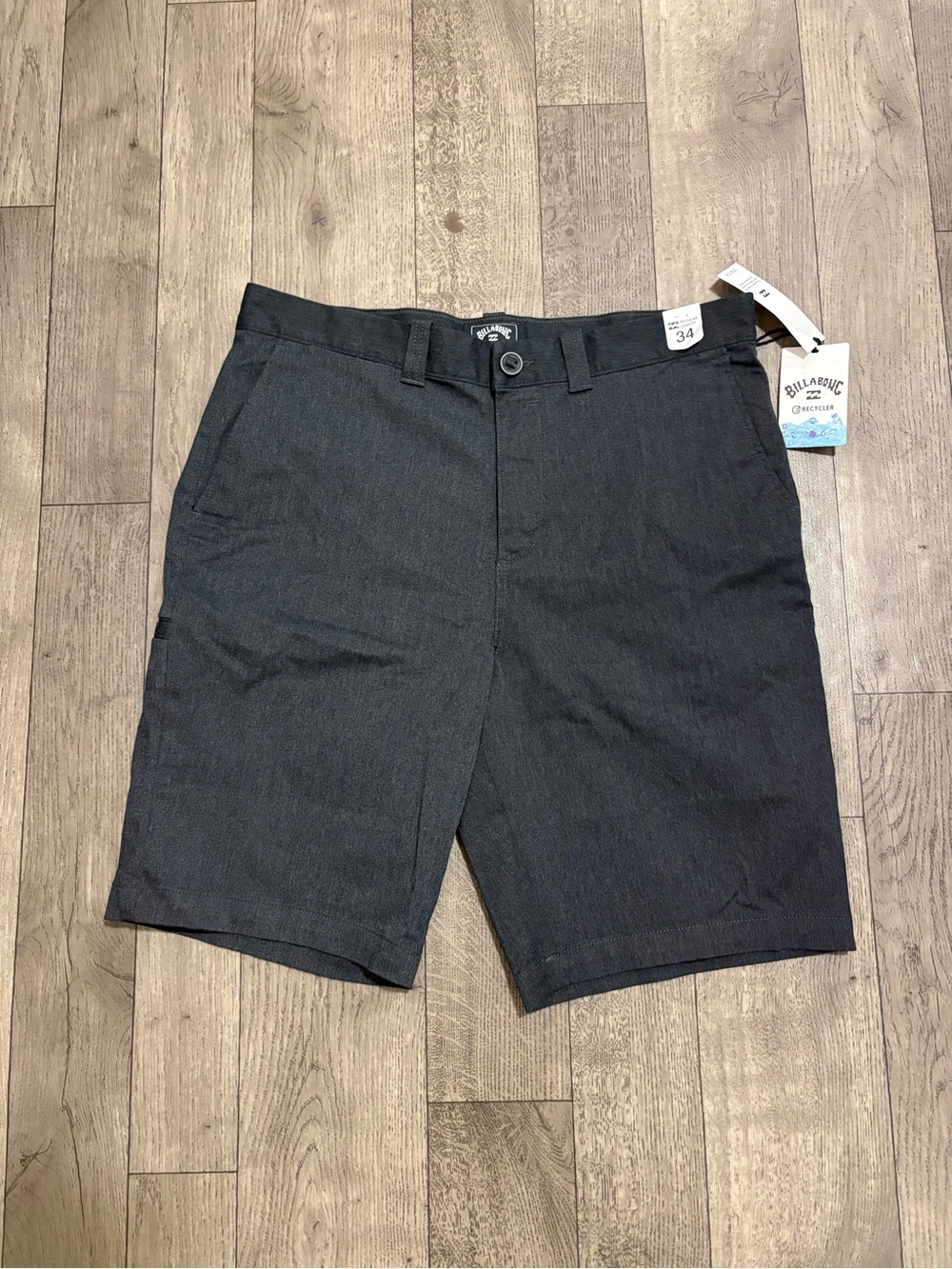 Billabong Men’s Charcoal Flat Front Shorts
